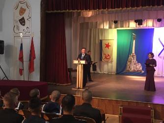 Саратовцы приняли участие в торжествах по случаю 55-летия большого десантного корабля «Саратов» в городе Севастополе